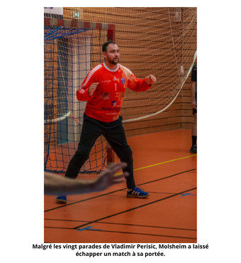Molsheim Olympique Club - Une défaite amère Molsheim Olympique Club - Une défaite amère